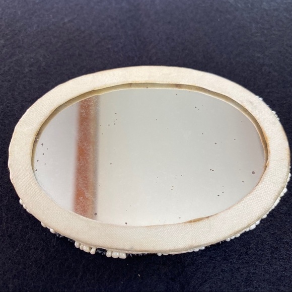 Moyna Vintage black and white compact mirror - Picture 4 of 8